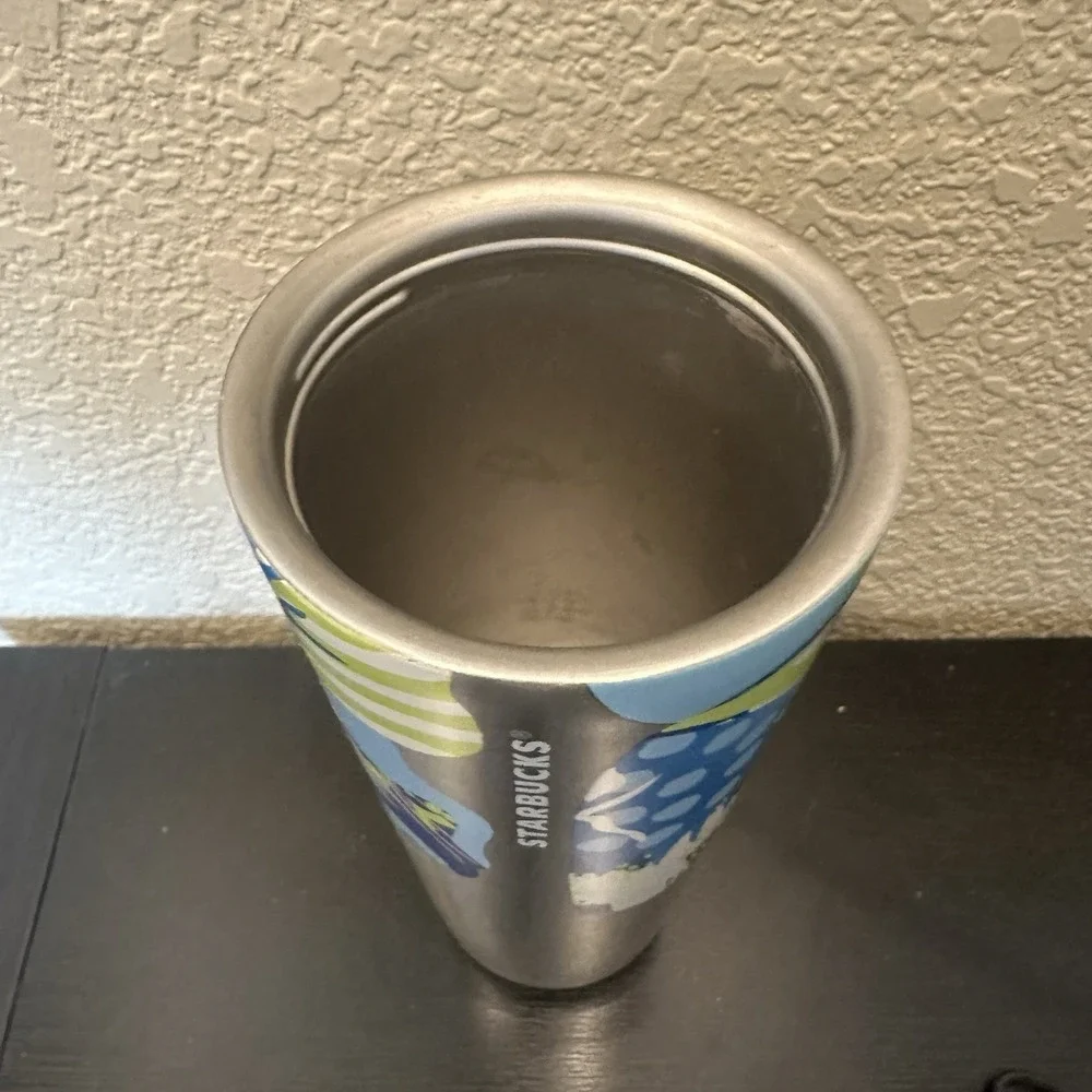 Starbucks Summer 2024 Canna Lily Butterfly‎ Silver SS Venti Hot/Cold Tumbler